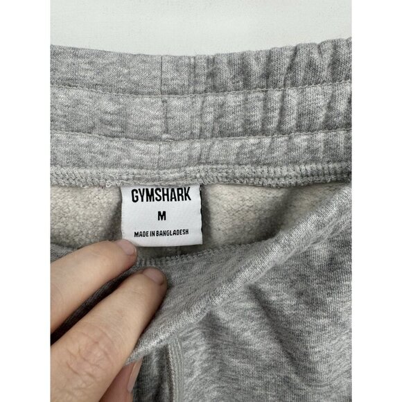 Gymshark Crest Jogger Men Medium Grey Athleisure Workout Athletic Loungewear - Picture 4 of 13